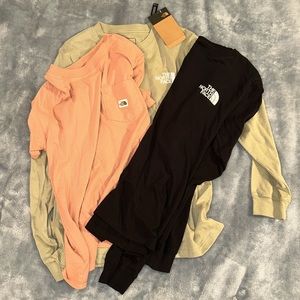 3 women’s size medium North Face t-shirts SOFT